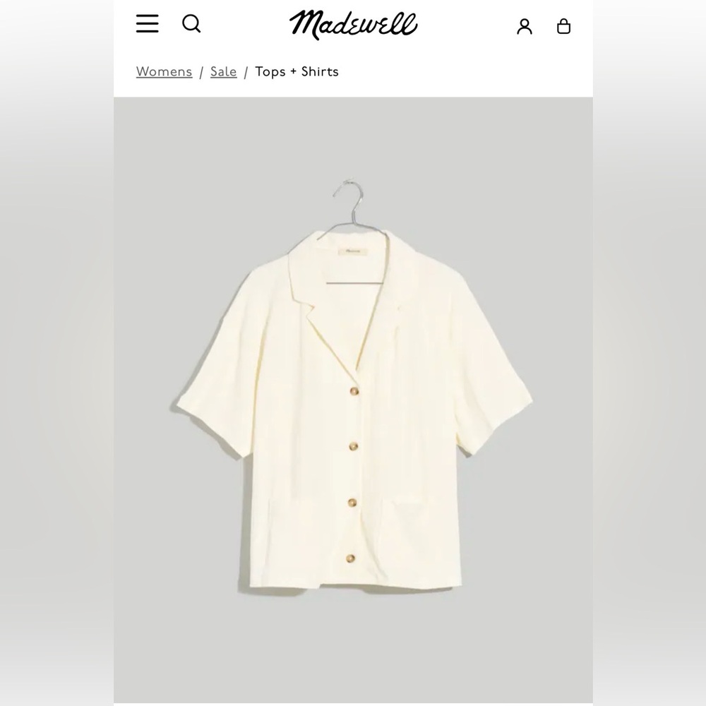 Madewell Knit Lightspun Camp Shirt